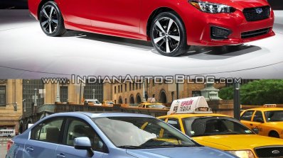 2017 Subaru Impreza vs 2011 Subaru Impreza front three quarters