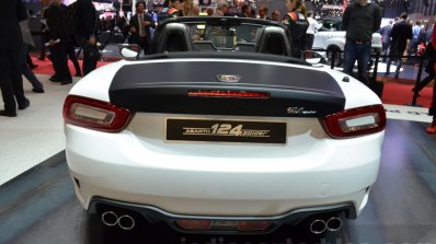 Abarth 124 Spider rear at the 2016 Geneva Motor Show Live