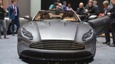 Aston Martin DB11 front at the 2016 Geneva Motor Show Live