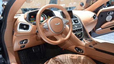Aston Martin DB11 interior at the 2016 Geneva Motor Show Live