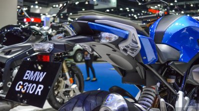 BMW G310R number plate at 2016 BIMS
