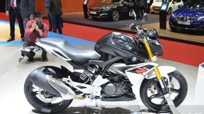 BMW G310R right side at 2016 Geneva Motor Show