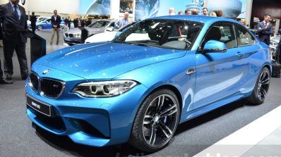 BMW M2 front three quarter at the 2016 Geneva Motor Show Live