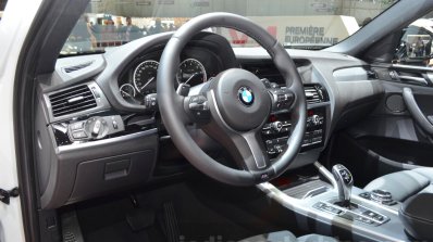 BMW X4 M40i interior at 2016 Geneva Motor Show