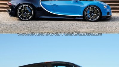 Bugatti Chiron vs. Bugatti Veyron profile