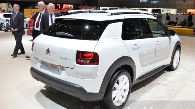 Citroen C4 Cactus W rear three quarter at the 2016 Geneva Motor Show Live