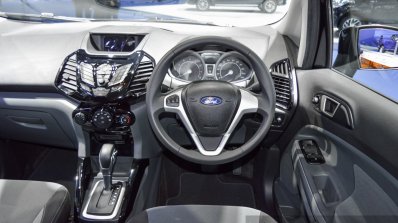 Ford EcoSport Black Edition steering wheel at 2016 BIMS