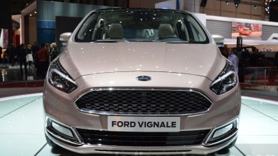 Ford S-Max Vignale front at the 2016 Geneva Motor Show Live