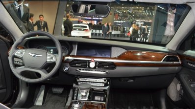 Genesis G90 dashboard at the 2016 Geneva Motor Show