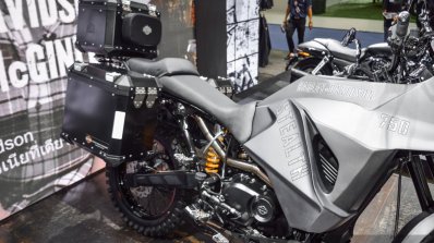 Harley Davidson 750 Stealth (Adventure Custom) grey black paint-job at 2016 BIMS