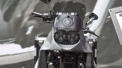Harley Davidson 750 Stealth (Adventure Custom) heaadlamp guard at 2016 BIMS