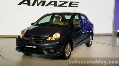 Honda Amaze facelift new blue colour