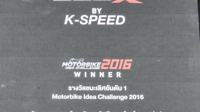 Honda CBR500R custom by K-Speed description at 2016 BIMS