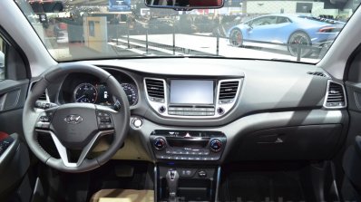 Hyundai Tucson dashboard at 2016 Geneva Motor Show