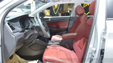 Hyundai Tucson front seats at 2016 Geneva Motor Show