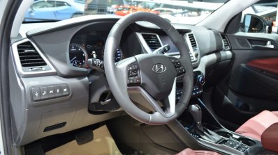 Hyundai Tucson interior at 2016 Geneva Motor Show