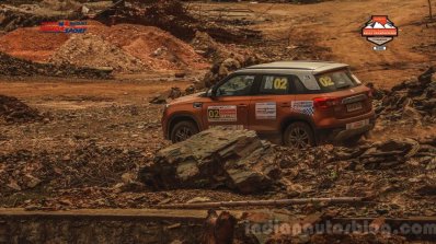 Maruti Vitara Brezza Car No 2 at the National Super League Rally Championship