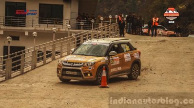 Maruti Vitara Brezza at the National Super League Rally Championship