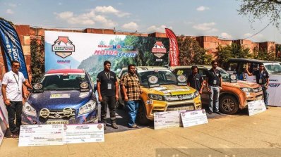 Maruti Vitara Brezza first place at round 1 of Maruti Suzuki National Super League Rally Championship