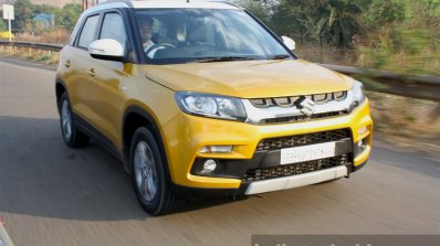 Maruti Vitara Brezza front dynamic First Drive Review