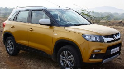 Maruti Vitara Brezza front three quarter First Drive Review