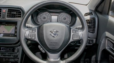 Maruti Vitara Brezza steering wheel First Drive Review