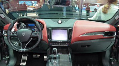Maserati Levante dashboard at the 2016 Geneva Motor Show Live