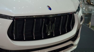 Maserati Levante grille at the 2016 Geneva Motor Show Live