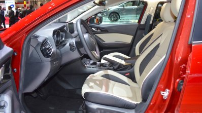 Mazda3 1.5L SKYACTIV-D front seats at 2016 Geneva Motor Show