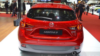 Mazda3 1.5L SKYACTIV-D rear at 2016 Geneva Motor Show