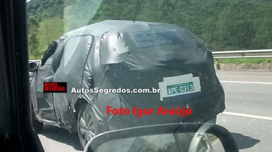 Nissan Kicks rear quarter spied in Brazil
