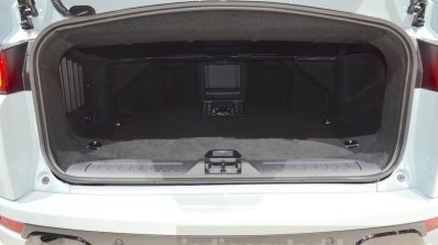 Range Rover Evoque Convertible boot at the 2016 Geneva Motor Show