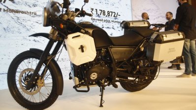 Royal Enfield Himalayan black kitted up launched