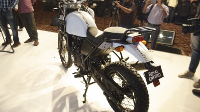 Royal Enfield Himalayan white rear quarter launched