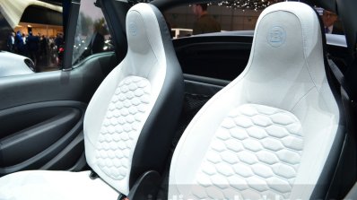 Smart fortwo Cabrio Brabus edition seats at the Geneva Motor Show Live