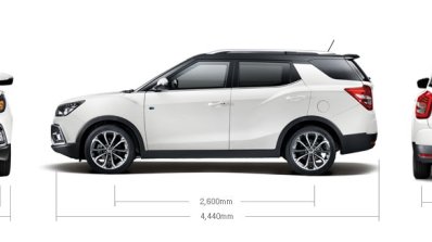 SsangYong Tivoli Air dimensions