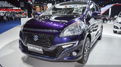 Suzuki Ertiga Dreza front quarter at 2016 BIMS