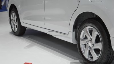 Suzuki (Maruti) Celerio with body kit side sill extensions at the 2016 BIMS