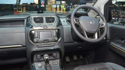 Tata Hexa Tuff interior at the 2016 Geneva Motor Show