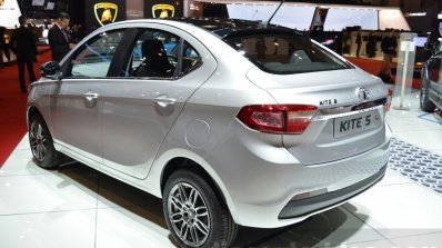 Tata KITE 5 rear three quarter at the 2016 Geneva Motor Show