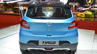 Tata Tiago rear at Geneva Motor Show 2016