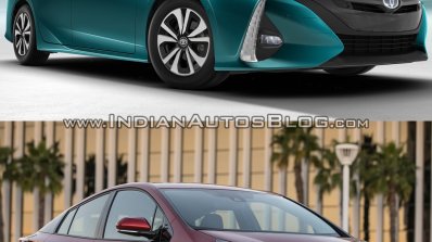 Toyota Prius Prime front vs. 2016 Toyota Prius front