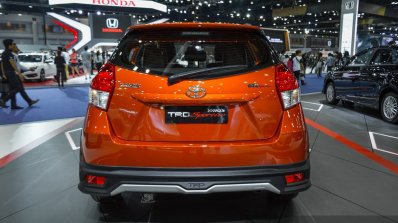 Toyota Yaris TRD Sportivo rear at 2016 BIMS
