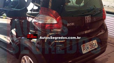 Undisguised Fiat Mobi Way rear photographed up close