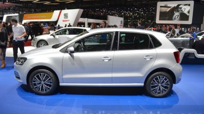 VW Polo Allstar side at the 2016 Geneva Motor Show