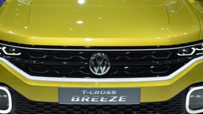 VW T-Cross Breeze concept grille at the Geneva Motor Show Live