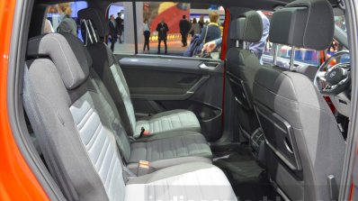 VW Touran R-Line rear cabin at the 2016 Geneva Motor Show Live