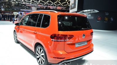 VW Touran R-Line rear quarter at the 2016 Geneva Motor Show Live