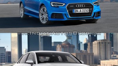 2016 Audi A3 Sedan vs. 2013 Audi A3 Sedan exterior