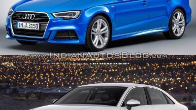 2016 Audi A3 Sedan vs. 2013 Audi A3 Sedan front three quarters